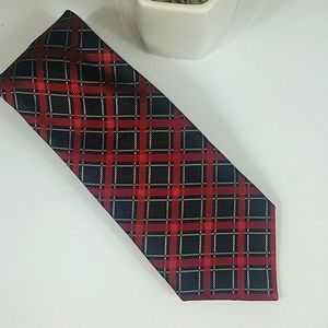 Ferucci, Red and Black Tie